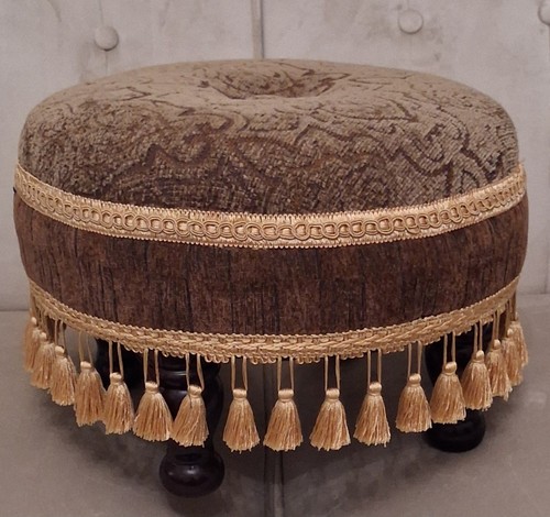 Ottoman footstool pouf boho - ottoman,