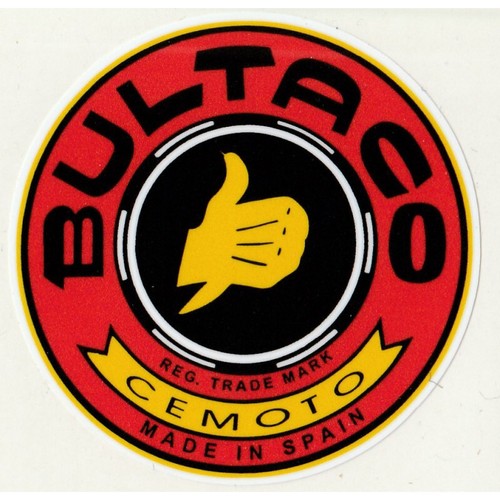 Bultaco sticker vinyle laminé - vinyle,