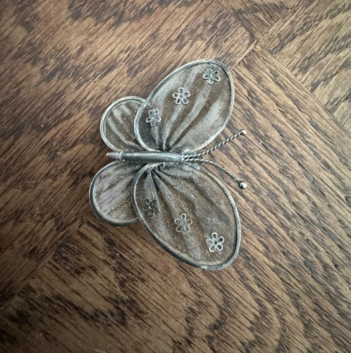 Broche papillon vintage - broche,