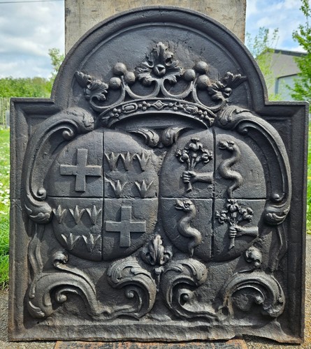 Plaque cheminée 61 5 - cheminée, x