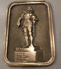 Plaque Medaille En Bronze