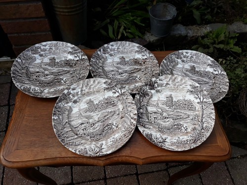Lot assiettes plates ridgway - lot,