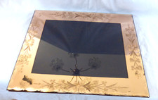 Ancien Grand Cadre Miroir