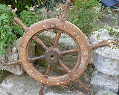 Grande barre roue bateau - grande, de
