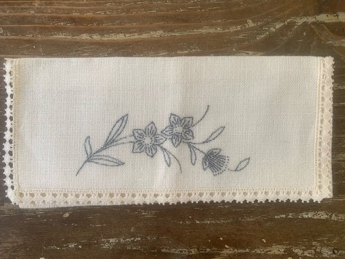 Porte serviette coton broder - porte,
