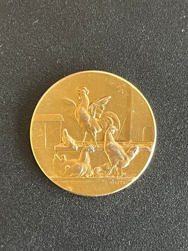 Pièce jeton vermeil le - -,