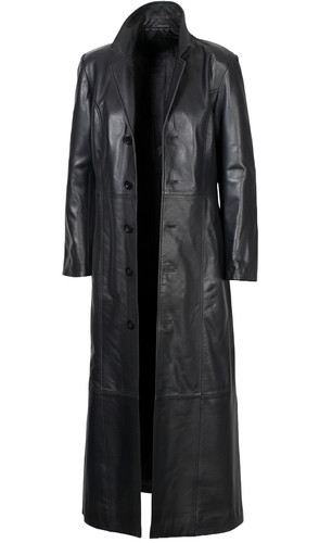 Manteau long cuir - en, pour