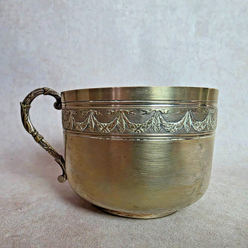 Ancienne tasse métal - tasse,