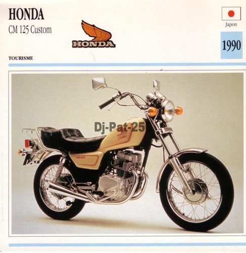 Fiche moto honda cm - fiche,