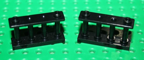 Barrières lego black fence - 2,