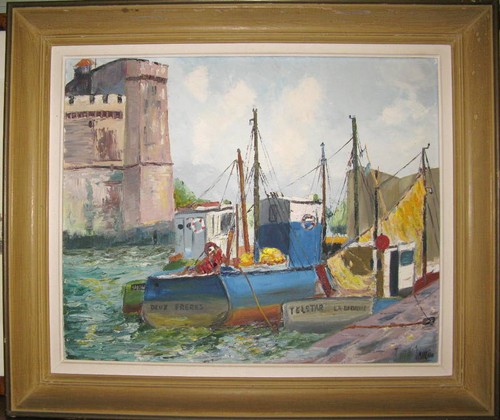 Tableau huile sur - huile, toile