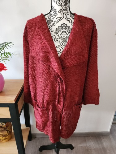 Purple rose cardigan - purple,