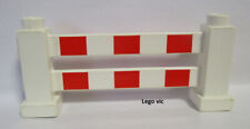 LEGO 31021p01 Duplo Fence 1x6x2 Farm White + Red Stripes Barrier Site 4688