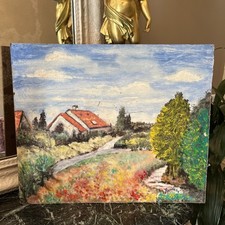 Tableau Huile Sur Panneau