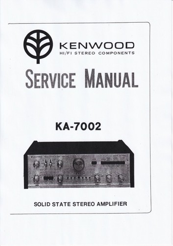 Manuel service pour kenwood - de,