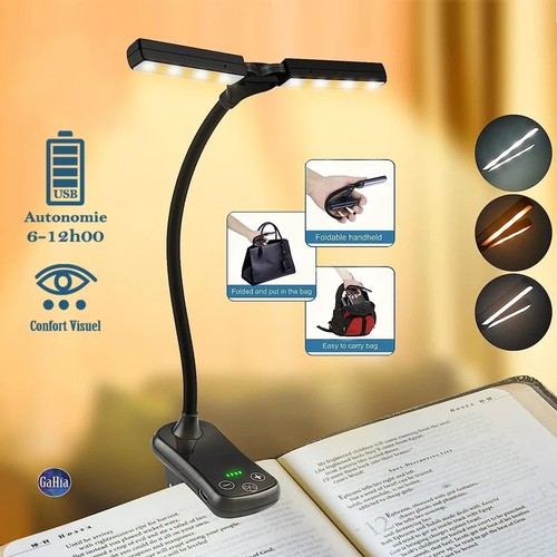 Lampe lecture pince à - lampe, de
