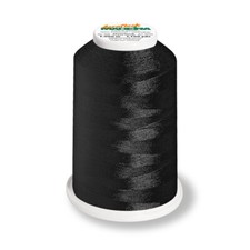 Minicone Aeroflock Fil Mousse surjeteuse & couture décorative Madeira 1000m Noir