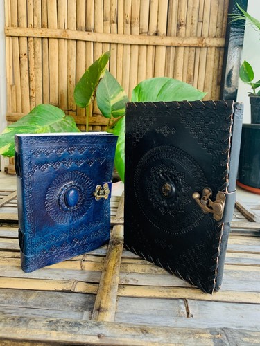 Chèvre handmade cuir journal - chèvre,