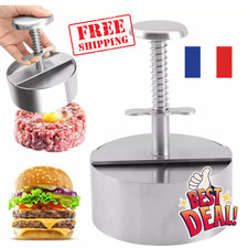 Burger Press acier inoxydable hamburger viande de bœuf galette gril antiadhésif