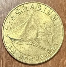 MDP 2003 LA ROCHELLE AQUARIUM REQUIN MÉDAILLE MONNAIE DE PARIS JETON TOKENS COIN