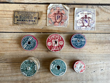 Matériel pêche Manufrance Saint-Etienne - Vieilles bobines, pochettes hameçons