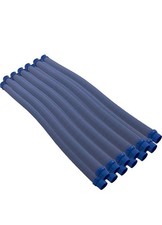 Twist Lock Hose, Zodiac MX8, 1 Meter, Blue/Gray, qty 12