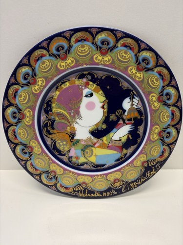 Assiette noël 1980 - assiette,