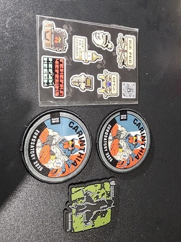 Lot écussons stickers - et,