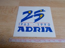 Sticker caravan, motorhome - ADRIA 25 YEARS - 1965-1990