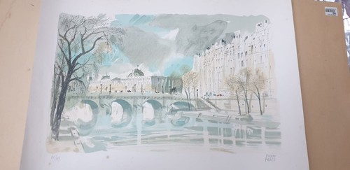Lithographie numérotée - , de