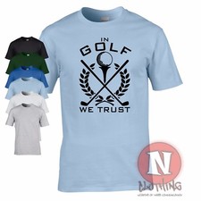 Golf We Trust T-Shirt Drôle