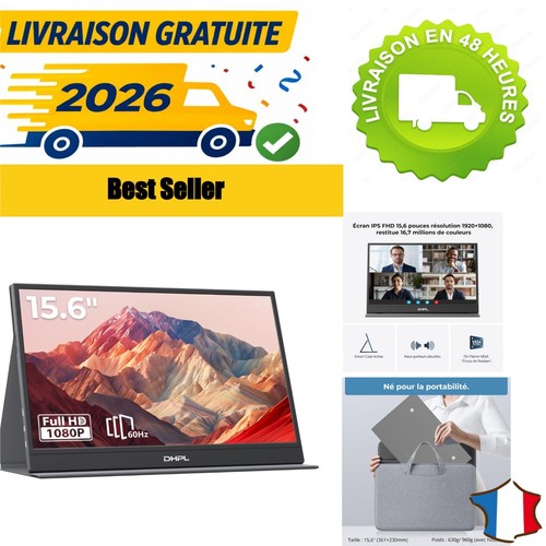 écran portable ips fhd - Écran,