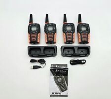4 x Cobra ACXT645 Waterproof Walkie Talkies 35-Mile Rechargeable 2-Way Radio