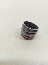 Ancienne Bague En Argent Massif Antique