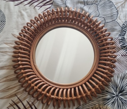 Miroir holeil rond - miroir,