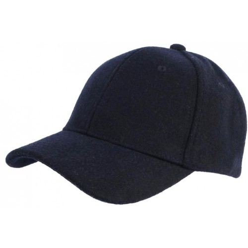 Casquette baseball laine bleue - casquette,