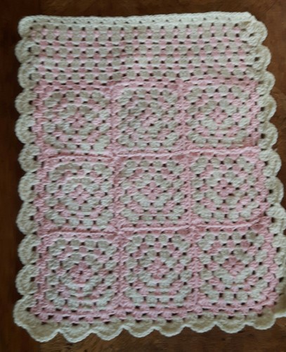 Couverture crochet pour landau