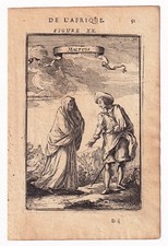 Gravure XVIIe Maltais Île de