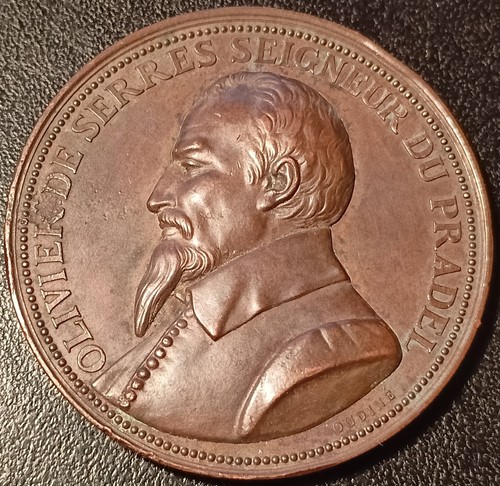 Médaille olivier de serres - médaille,