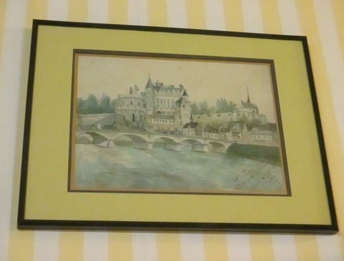 1911 aquarelle château - 1911,