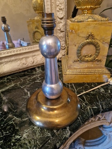 Lampe design bronze - en,