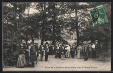 CPA Etang Trivaux, Route de la