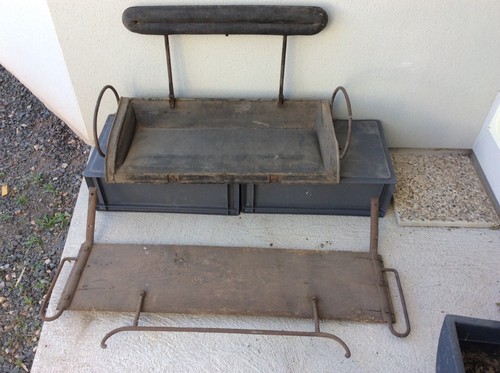Ancien banc calèche repose - ancien,