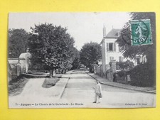 Old postcard Burgundy written in 1908 JOIGNY (Yonne) Le CHEMIN DE LA GUIMBARDE, La Montée