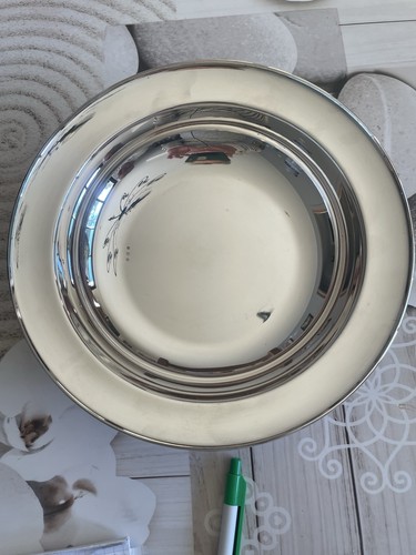 Plat métal argenté lancel - métal,