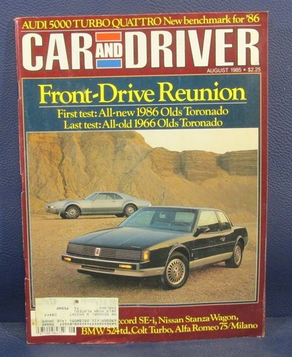 Car and driver magazine - car,
