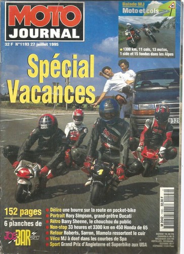 Moto journal 1193 - moto, n°1193