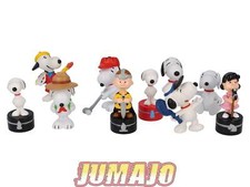 PVC19 Lot 10 figurines PVC Mix Snoopy Peanuts 6.5cm : Snoopy échecs, peintre, Ex