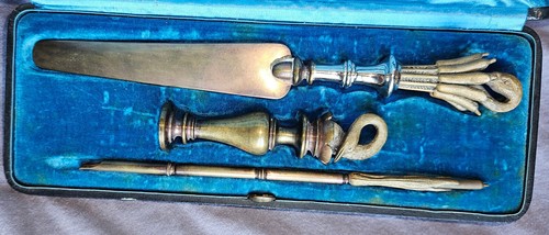 Coffret 1900 cachet sceau - ,