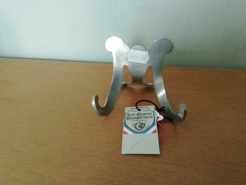 Support assiette étain - support, en